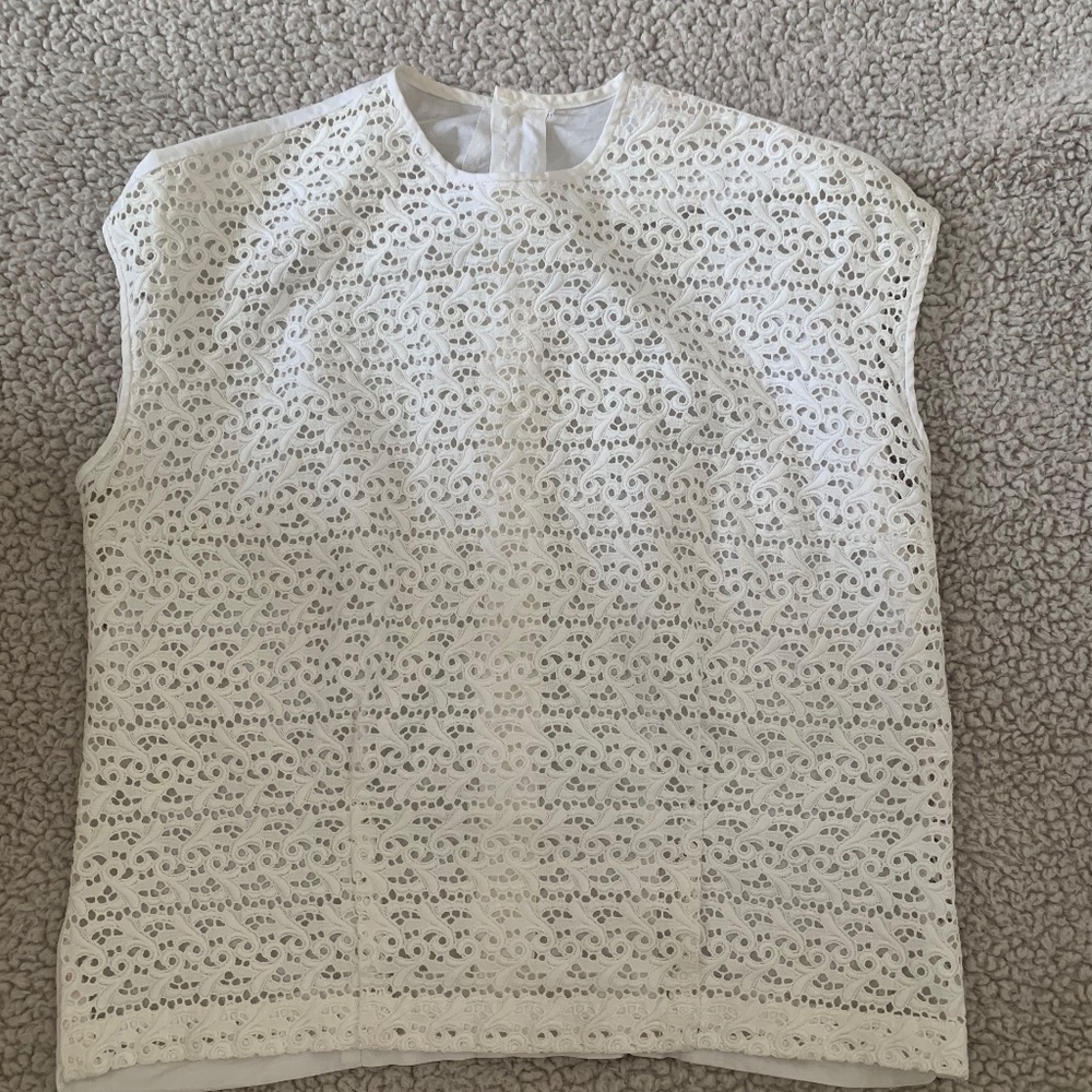 Vintage white Scandinavian blouse